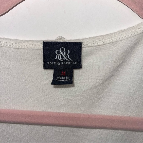 ROCK & REPUBLIC Ivory Tank M - Picture 5 of 6